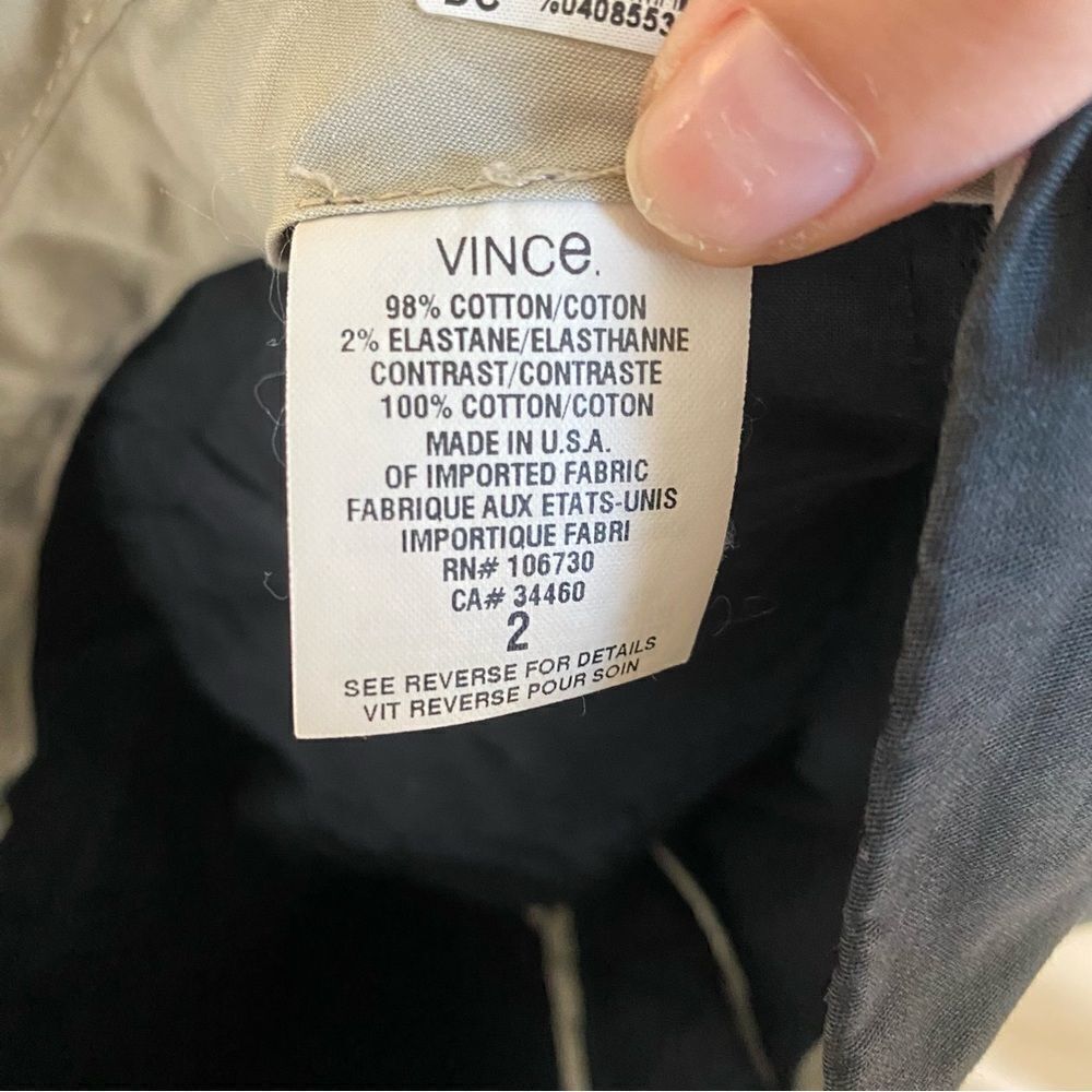 Vince Womens size Bermuda shorts black coin pocket above knee pocket $175 - Picture 6 of 7